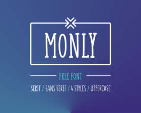 Besplatan Monly font za osobno i komercijalno korištenje