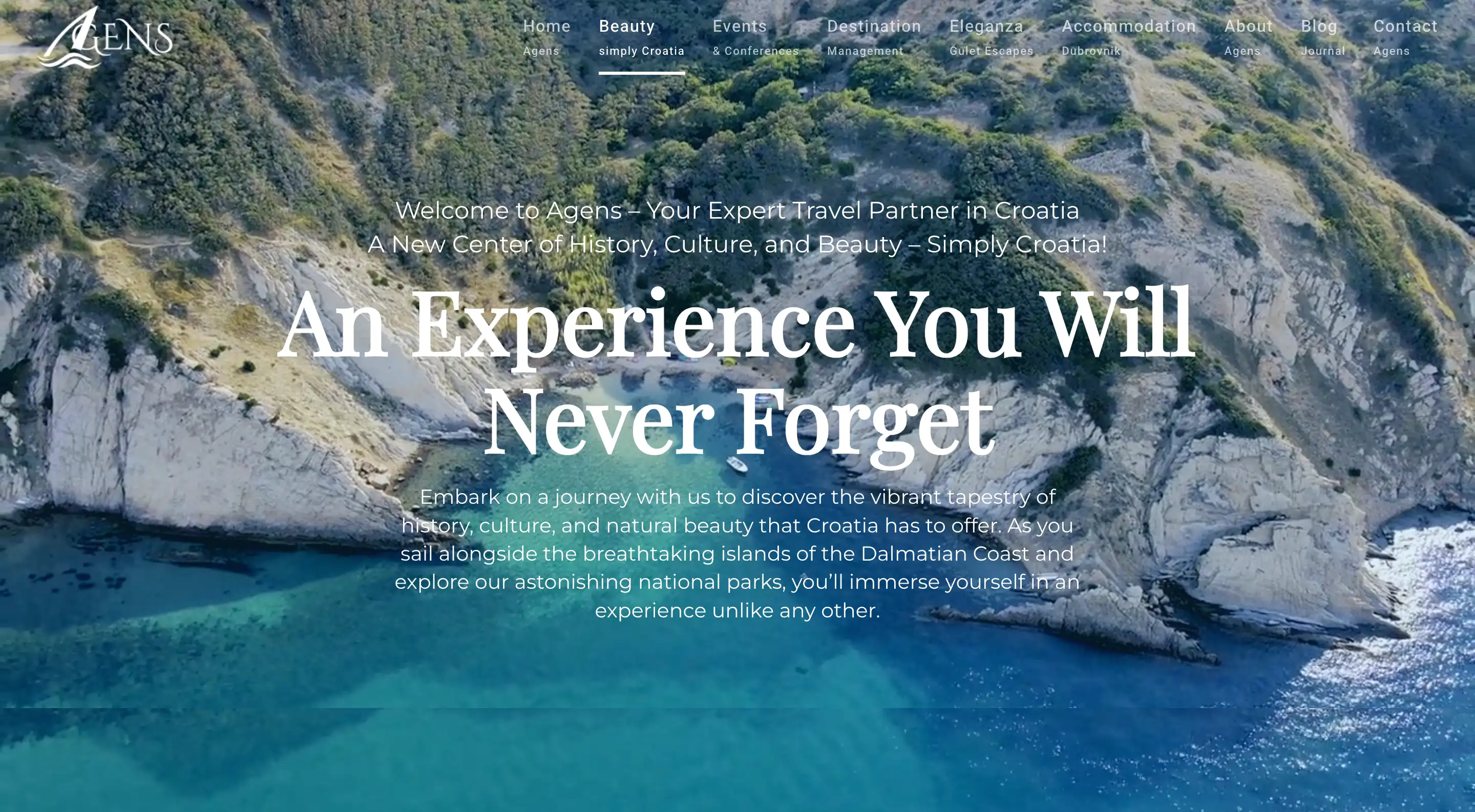 Agens travel agency specilizing in leisure and corporate travel